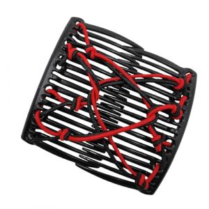 Pince &agrave; cheveux magique extensible | Peigne &agrave; cheveux &eacute;lastique | Peignes &agrave; cheveux pour coiffer | Peigne magique vintage, accessoires cr&eacute;atifs pour chignon | Pince &agrave; cheveux double peigne pour (tianduk, neuf)