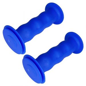 cyclingcolors Paire de poignée vélo 19mm Longeur 85mm draisienne Trottinette Tricycle Paire sécurité fermée, Bleu (cyclingcolors_france, neuf)