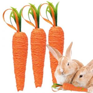 Lapin Carotte Jouet | Jouets pour Chien - Jouet Lapin, Carotte Lapin, Jouet à Mâcher Carotte Animal Domestique, Jouet à Mâcher pour Nettoyage des Dents d'animaux de Compagnie pour Lapins (oputantai, neuf)