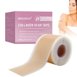 MINGRUO Patch Cicatricure en Silicone, Feuilles de Cicatrice en Silicone, Pansements en Silicones pour Cicatrices pour R&eacute;duction de Cicatrices Apr&egrave;s Acn&eacute; (Welimark, neuf)