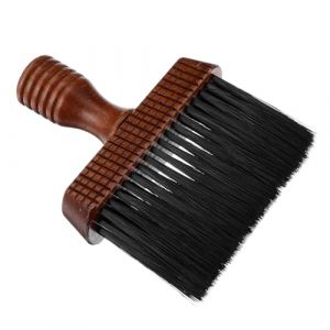VALICLUD Brosse de Nettoyage Cheveux &agrave; Manche Bois Douce et Haute Densit&eacute; pour Cou et Salon de Coiffure &Eacute;limination Rapide des Cheveux Coup&eacute;s (MOUBACK, neuf)