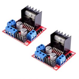 LAOMAO DollaTek Module Board Mini Stepper Motor Drive Controller L298N H Double Pont DC Stepper pour Robot Arduino Smart Car (LAOMAO EU, neuf)