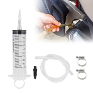 TGKYK Purgeur de Frein Moto, 100ml Seringue a Huile avec 50cm de Tube Extension, Kit Purge Frein, Kit de Purge de Frein de Moto, Seringue Purge Frein pour Motos Scooters Quads (enshishiaoshenghongmenchuangyouxiangongsi, neuf)