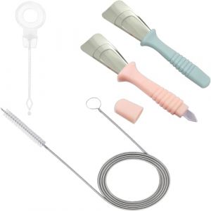 Grattoir à givre Réfrigérateur, Raclette, Accessoires Pour Réfrigérateur Avec 2 Racloirs À Glace + 1 Déboucheur De 1,5 M + 1 Verrou, Pour Nettoyer Glace Pilée de Réfrigérateur Congélateur (ROBFLOR MARKET CARS, neuf)