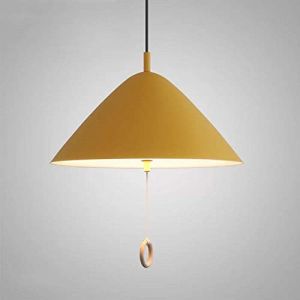 TaleTre Lampe à suspension de couleur mate Macaron for lampe de foyer avec interrupteur à tirette Lampe à suspension en forme de parapluie for lustre de cuisine éclairage sur plafonnier d'îlot(Color:A (shanxitongmu, neuf)