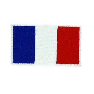 Akachafactory Patch &eacute;cusson brod&eacute; Drapeau France fran&ccedil;ais thermocollant Backpack Sac &agrave; Dos 3x5 (Akachafactory, neuf)