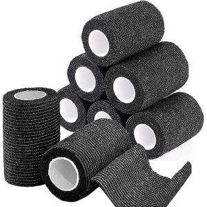 BILGETA 8 Rouleaux Vet Wrap Bandage Autoadh&eacute;sif Bande Cohesive 7.5cm x 4.5m, Bandage Elastique Bandage Animal pour Poignets Cheville (Admitry, neuf)