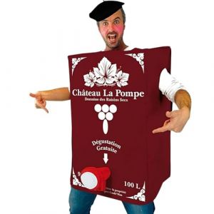 STC Déguisement Cubi de Vin - Rouge - Taille Unique (Ponera, neuf)