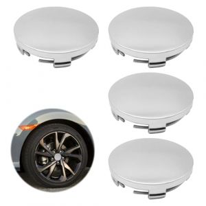 4 PCS Cache Moyeu 60mm,Capuchons de Jante,Centre de Roue,Bouchon de Jante,Couverture Universelle de Jante de Pneu de Véhicule ABS,Cache de Roue Centrale Universels pour Accessoires de Voiture (Cute Coral limited, neuf)