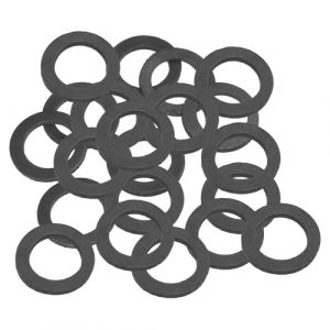 PATIKIL Joint Plat En Caoutchouc M16, Lot De 20, Diam&egrave;tre Int&eacute;rieur 16mm, Diam&egrave;tre Ext&eacute;rieur 24mm, &Eacute;paisseur 2mm, Joint D&rsquo;&eacute;tanch&eacute;it&eacute; Pour Robinet, Tuyau D&rsquo;eau, Boulon De Fixation, Noir (PATIKIL UK, neuf)