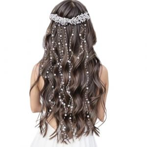 Pince à cheveux de mariage avec perles peigne à cheveux avec perles pour mariage, accessoire de décoration de mariage, accessoire de décoration de mariage, coiffe de mariée, coiffe (yadan, neuf)