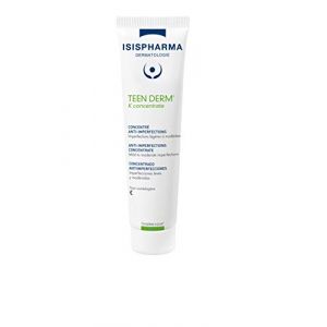 ISISPHARMA TEEN DERM – K Concentrate – Concentré Anti-Imperfections - Acide Salicylique et Esters végétaux d'huile d'avocat - Effet Peeling Superficiel, Réduit les Points Noirs - Fabrication Française (Cosmetica ✅, neuf)