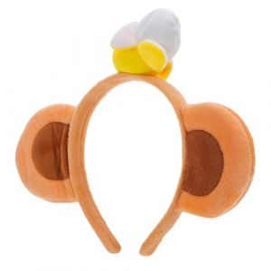 VALICLUD Serrage-T&ecirc;te Bandeau de Maquillage en Peluche &Eacute;paisse Oreilles de Singe et Banane, Accessoire Cheveux Mignon pour Costume de Singe, Bandeau Performance Confortable, F&ecirc;tes, Soins (Sudersana, neuf)