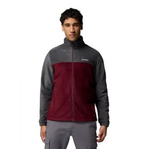Columbia Steens Mountain Full Zip 2.0 Veste polaire zipp&eacute;e pour homme - Requin - Bordeaux riche - Taille M (TradeINN, neuf)