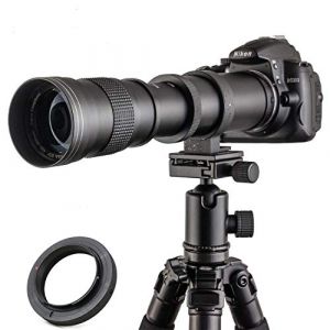 El&eacute;objectif F JINTU 420-800mm F8.3 Zoom Objectif pour Nikon SLR D850 D780 D5600 D800 D7500 D500 D5500 D7200 D7100 D750 D5300 D610 D600 D5200 D5100 D7000 D3500 D3400 D3200 (jintu98, neuf)