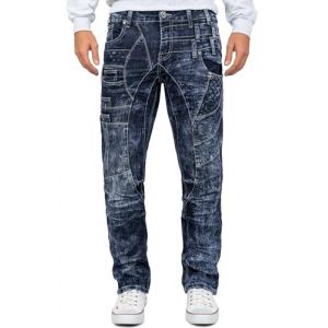KOSMO LUPO Herren Jeans KM006 Blau W31/L32 (bans24, neuf)