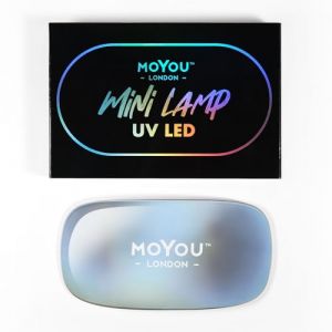 MOYOU LONDON LED & UV Light for Gel Nails – Lightweight & Compact 6W Curing Lamp with 5V/1A USB Power Cable – Gel Nail Polish Lamp & Other Nail Supplies - Silver (MoYou Marketing_1, neuf)