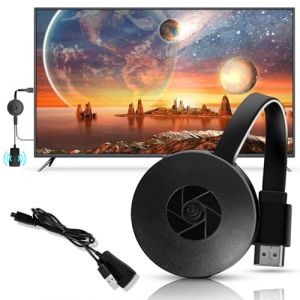 Miracast HDM Dongle, Wireless HDMI Dongle, Full HD Miracast HDMI Dongle, HDMI Transmitter Wireless Display Adapter, Wi-FI Display Dongle Android/OS/Windows/iPad, Phone, PC zu HDTV/Monitor/Projektor (DING VICTORY LIMITED, neuf)