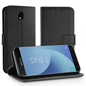 Simpeak Coque Compatible pour Samsung Galaxy J7 2017, Etui de Protection Compatible pour Samsung Galaxy J7 2017 Coque- Noir (Kirin. EU, neuf)