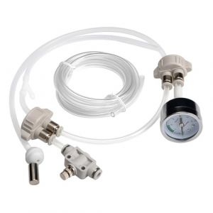 Hsthe Sea Kit de système de CO2 pour Aquarium, Bricolage, réservoir planté, système de CO2, Tube Pro, jauge de Valve, Kit de Bouchon de Bouteille (Hsthe Sea EU, neuf)