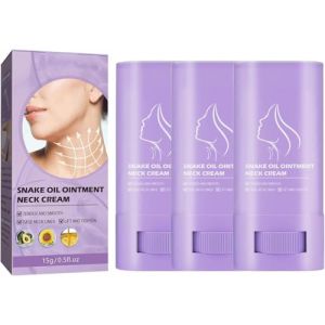 Bâton de soin liftant et raffermissant pour le cou, dilue les ridules du cou, lisse, réduit le relâchement cutané, hydratant anti-âge liftant et anti-relâchement pour le décolleté (Qilingtong, neuf)