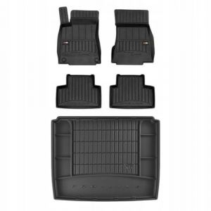 MOTOS Kit de tapis de sol en caoutchouc et tapis de coffre pour Mercedes-Benz GLB X247 depuis 2019 Am&eacute;liorez votre confort de voyage avec tapis antid&eacute;rapant voiture 3D- Tapis de sol voiture tous temps (MOTOS EU, neuf)