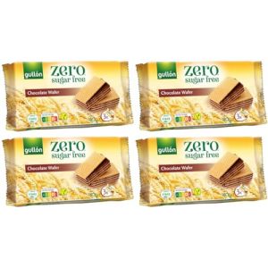 Gullon Lot de 4 paquets de crème au chocolat sans sucre 180 g (Gourmedi, neuf)