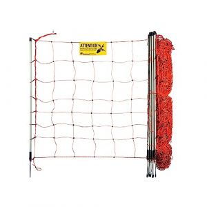 horizont strongLine Clôture électrique de 90 cm de haut - Clôture électrique de 50 m de long - 14 piquets en fibre de verre à pointe unique - Clôture mobile pour moutons, chèvres et agneaux - Clôture (La boutique de l'éleveur, neuf)