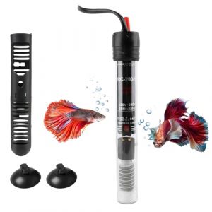 Chauffage d'Aquarium 50W,Résistance Aquarium avec Thermostat 20-34℃,Température Réglable Chauffe-Aquarium avec Ventouse,Chauffage en Verre Submersible pour Réservoir de Poissons et Tortues 10L-60L (PERSEFONI STOR, neuf)