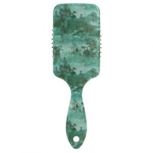 Pinceaux antistatiques verts de style chinois pour homme conçus pour les cheveux raides avec poignée ergonomique cepillo para pelo rizado (LLiangCai, neuf)