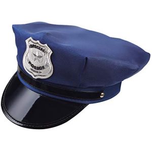 Balinco casquette de police chapeau de police casquette &agrave; visi&egrave;re bleu fonc&eacute; pour femmes et hommes (Balinco, neuf)