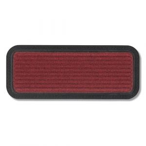 Astra Paillasson extérieur et intérieur - 25 x 60 cm Lignes Rouges - Paillasson antidérapant - Tapis Anti-salissures résistant - Paillasson extérieur pour marches (Carpido, neuf)