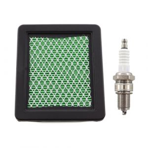 MCHNIC Filtre à air avec bougie d'allumage pour tondeuse à gazon McCulloch M46-160AWRPX, M53-160AWRPX, M53-190AWRPX, M56-190AWFPX (Rumel, neuf)