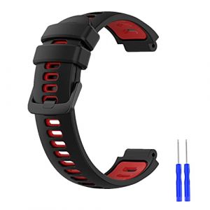 Muovrto Bracelet pour Garmin Approach S20/S5/S6,Bracelet Remplacement en Silicone pour Garmin Forerunner220/230/630/235XT/735XT (Muovrto, neuf)