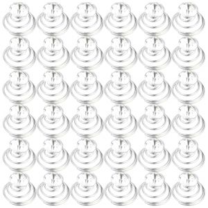 DOPENSPI Lot de 36 mini épingles à cheveux en spirale avec strass à paillettes pour mariage mariée petits accessoires de coiffure pour femmes et filles (subtle fragrance, neuf)
