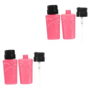 Beavorty 4 Pcs Dissolvant À Pompe Push Down Distributeur Bouteilles De Dissolvant Liquide Démaquillant Gel Vernis À Ongles Bouteilles Vides Dissolvant De Gel Vernis À Ongles Bouteilles À (T Innovation·HX, neuf)