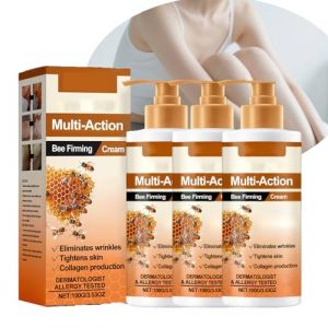 Bee Propolis Lot de 3 crèmes raffermissantes à la propolis pour le visage naturel pour femme et homme - Crème nourrissante avec extraits botaniques de gelée royale - Soin quotidien doux de la peau (NeoMall新汇, neuf)