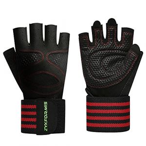Zyxformis Gants de Fitness Respirants pour Homme et Femme, Anti-d&eacute;rapant Gants Musculation pour Halterophilie Cyclisme Gym (Zyxformis FR Store, neuf)