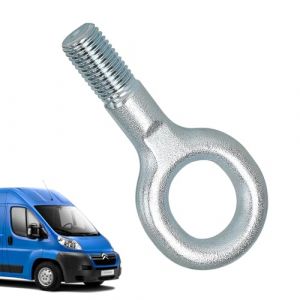 Crochet de remorquage pour voiture - 1348135080 - Crochet d'attelage de remorque lourd - Compatible avec Citro&euml;n Relay Peugeot Boxer Fiat Ducato &agrave; partir de 2006 674417 (SiFeiShengLi, neuf)