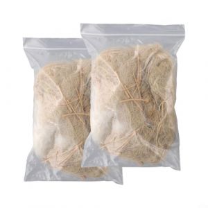Eawfgtuw Lot de 2 mat&eacute;riaux naturels pour nidification d'oiseaux, literie mixte pour petits oiseaux et animaux, paille de soie douce et fibres de sisal pour des nids chauds et confortables (bestredworld, neuf)