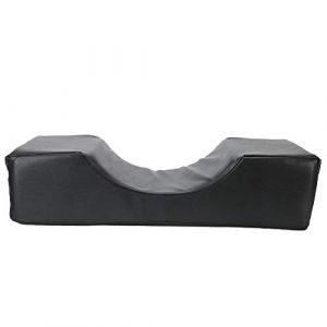 Repose-bras pour ongles, coussin d'oreiller pour repose-main pour ongles en forme de U, support de repose-oreiller pour main, équipement portable, oreiller pour main (PU noir) (chengyuwei, neuf)
