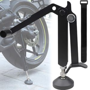 CHSG Motorcycle Maintenance Stand, Design Pliant Et Portable, Mat&eacute;riau en Acier Au Carbone, Leve Moto Hydraulique, Nettoyage Rouleau Rouleau pour Le Nettoyage des Pneus Et La Cha&icirc;ne Lubrication (CHSG, neuf)