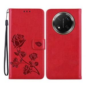 GOKEN Coque pour Honor Magic 7 Lite 5G / Honor X9c - &Eacute;tui Portefeuille en Cuir Synth&eacute;tique, Housse Magn&eacute;tique Antichoc avec Carte, Rabat et Support Pliable, Cover Case -Rouge (ALIDOU, neuf)