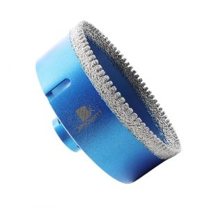 Foret diamanté pour carrelage 110 mm – BRSCHNITT M14 Scie cloche pour carrelage, porcelaine, céramique, marbre, granit – Pour meuleuse d'angle (BRSCHNITT TOOLS, neuf)