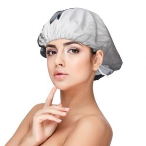 Impression du loup hurlant,Bonnet de nuit en satin pour adulte - Bonnet de nuit élastique pour femme, couvre-cheveux de nuit (lfjshop, neuf)