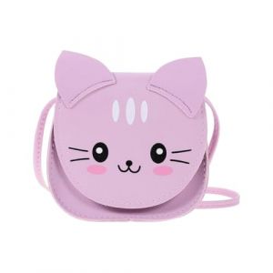 AEIXYA 1 Pi&egrave;ce Sac A Main Enfant, Sac &Agrave; Bandouli&egrave;re Pour Petites Filles, Princesse Mini-Sacs Petite Sac A Main Fille Mignonnes Sac &Agrave; Bandouli&egrave;re De Chat En Pu Pour Filles Tout-Petits (Violet) (weihaizhipengshangmaoyouxiangongsi, neuf)