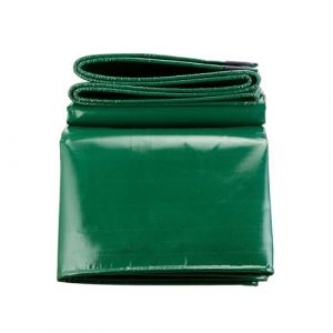 LDQBF B&acirc;che Premium, 1.5x4m 520g/m&sup2; PVC Bois B&acirc;che Pergola ou Tonnelle &eacute;tanche en pour terrasse b&acirc;che imperm&eacute;able avec &oelig;illets Couverture de Haute densit&eacute; Vert (MMoLy Just be yourself, neuf)