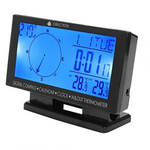 RASTKY Horloge de Thermomètre Automobile de Voitures Numériques avec Grand écran pour la Température et (Sshedga, neuf)