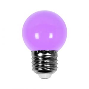 SKYLANTERN Ampoule Led Orange con&ccedil;ue pour Guirlande Guinguette IP65 1,5W - Ampoule Led E27 Violette - Ampoule 5cm pour Guirlande Guinguette Culot E27 Orange (Rubee Company, neuf)