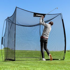 FORZA Proflex Filet de Practice de Golf Pop-Up | Cage d&rsquo;Entra&icirc;nement Durable pour Le Jardin avec Sac de Transport | Montage Facile | Conception R&eacute;sistante aux Impacts (Net World France, neuf)